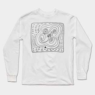 The painting of a maze Long Sleeve T-Shirt